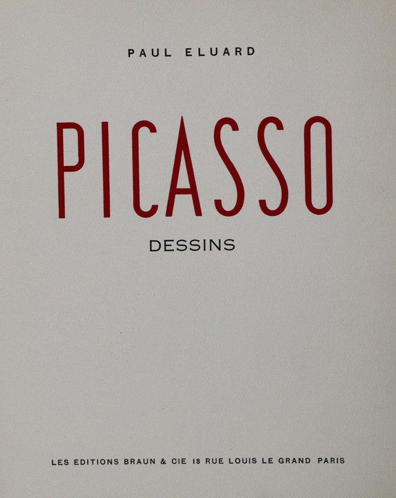 Große Abbildung Nr.2: 135-1020 Eluard,P.: (Picasso)