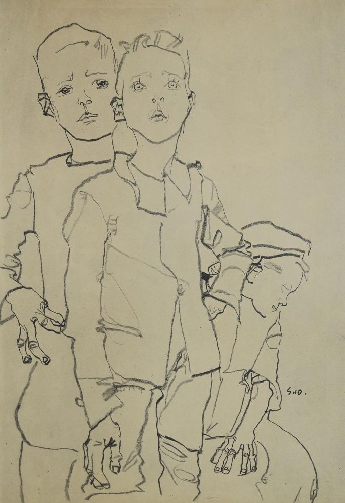 Große Abbildung Nr.2: 135-1042 Koschatzky,W. u. E.Mitsch.: (Schiele)