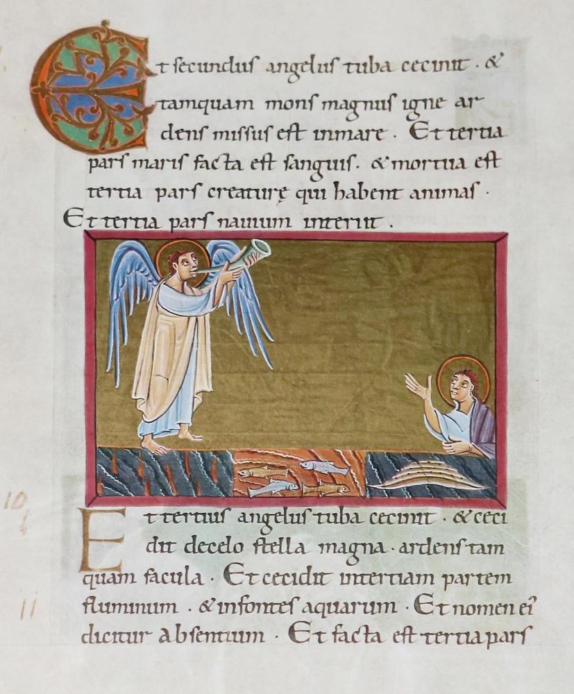 Große Abbildung Nr.1: 135-1081 Die Bamberger Apokalypse.: (Faksimile)