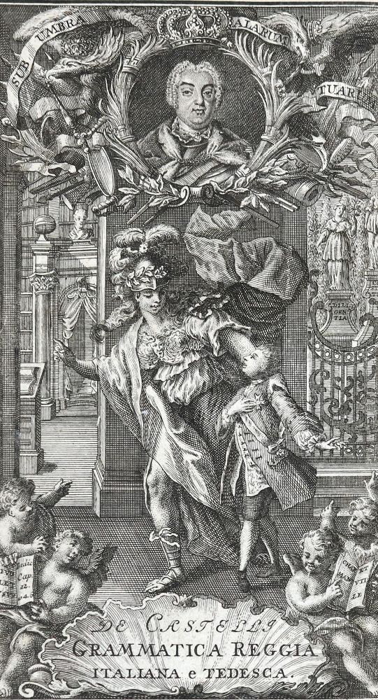 Große Abbildung Nr.1: 135-1106 Castelli,G.T.di.: (Lexika - Wörterbücher - Sprachwissenschaften)