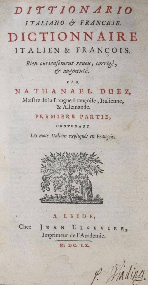 Große Abbildung Nr.1: 135-1110 Duez,N.: (Lexika - Wörterbücher - Sprachwissenschaften)