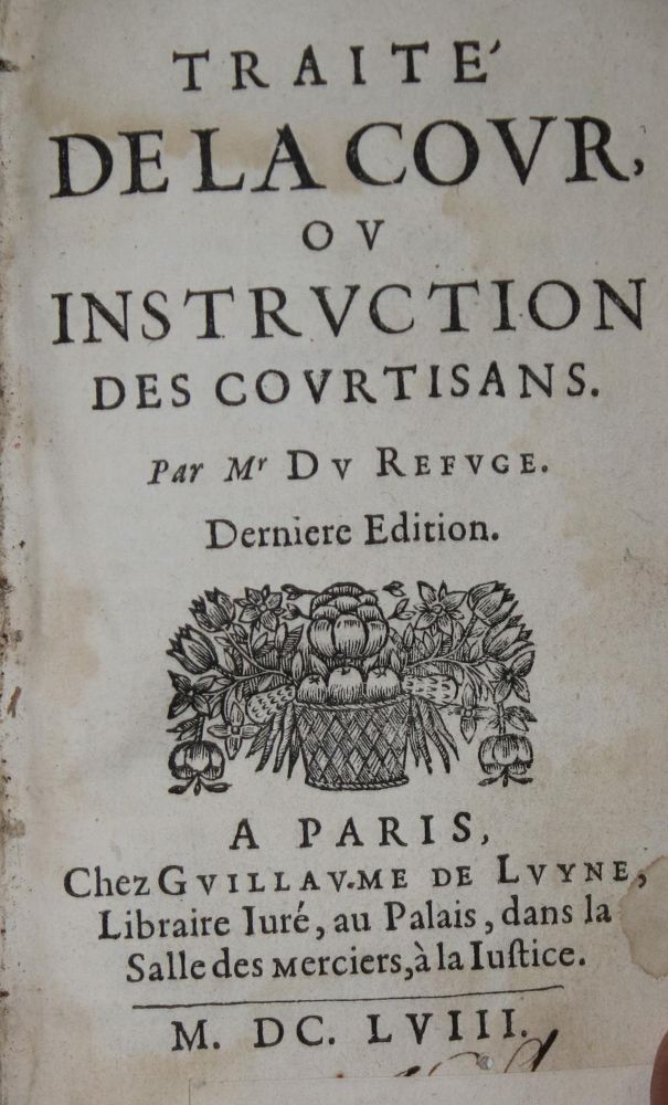 Große Abbildung Nr.1: 135-1161 Du Refuge,(E.).: (Kultur- und Sittengeschichte)