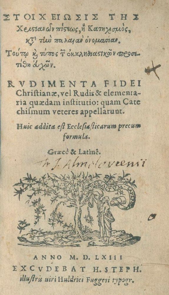 Große Abbildung Nr.1: 135-117 [Calvin, Jean].: (Alte Drucke, Handschriften und Theologie)