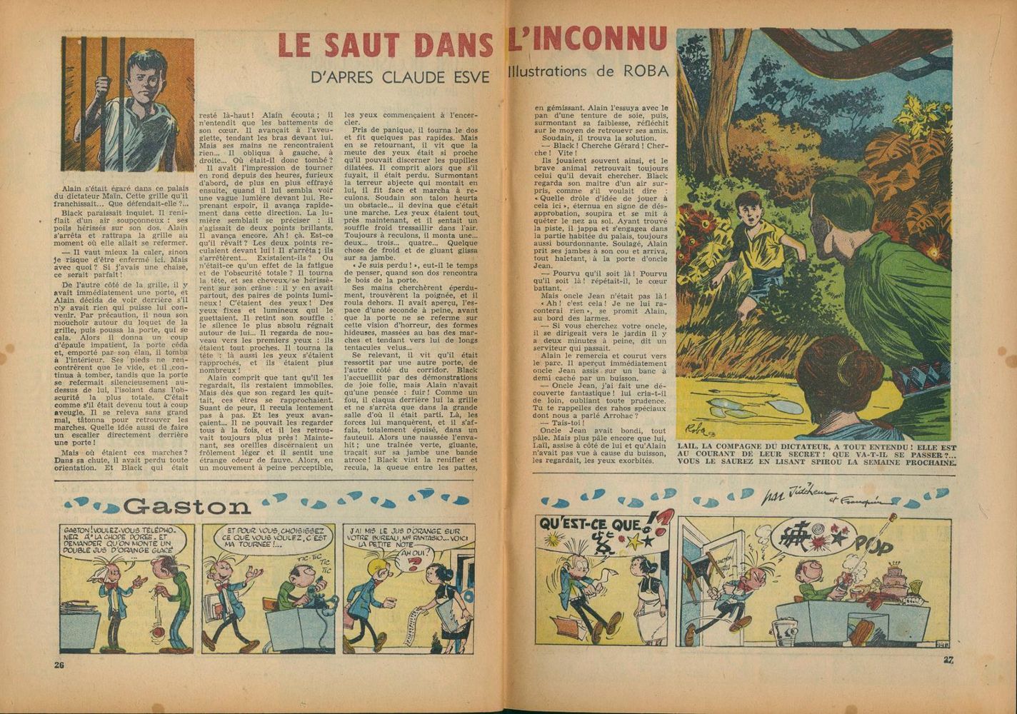 Große Abbildung Nr.5: 135-1201 Spirou.: (Comic, Schlümpfe)