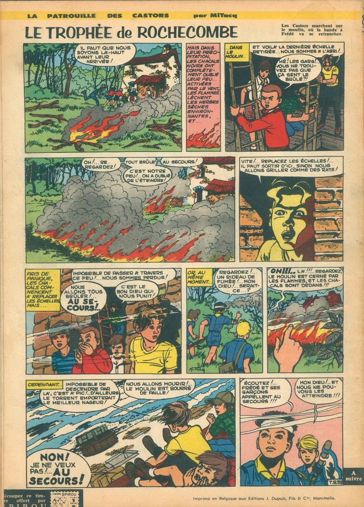 Große Abbildung Nr.7: 135-1201 Spirou.: (Comic, Schlümpfe)