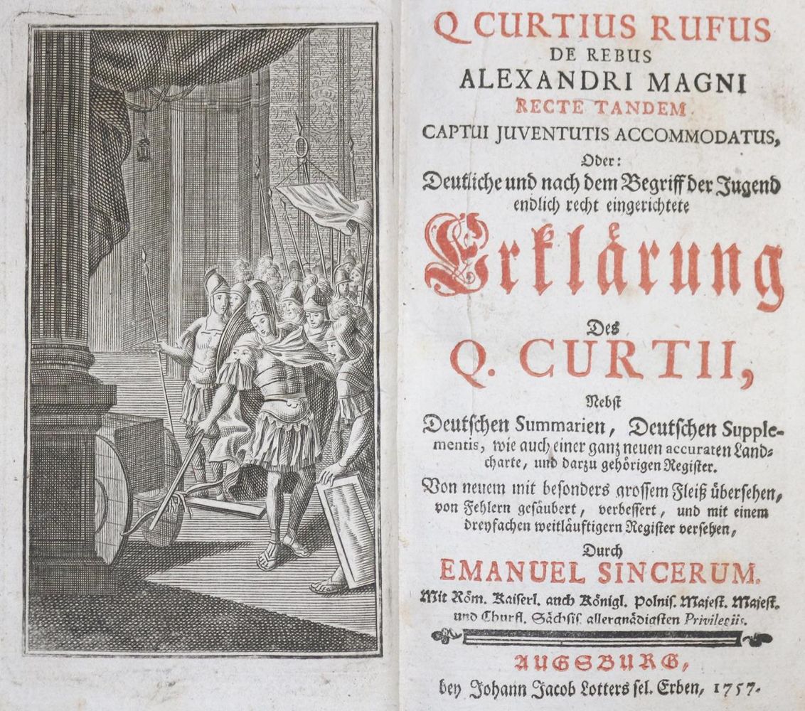 Große Abbildung Nr.1: 135-1204 Curtius Rufus,Q.: (Kinder- und Jugendbücher)