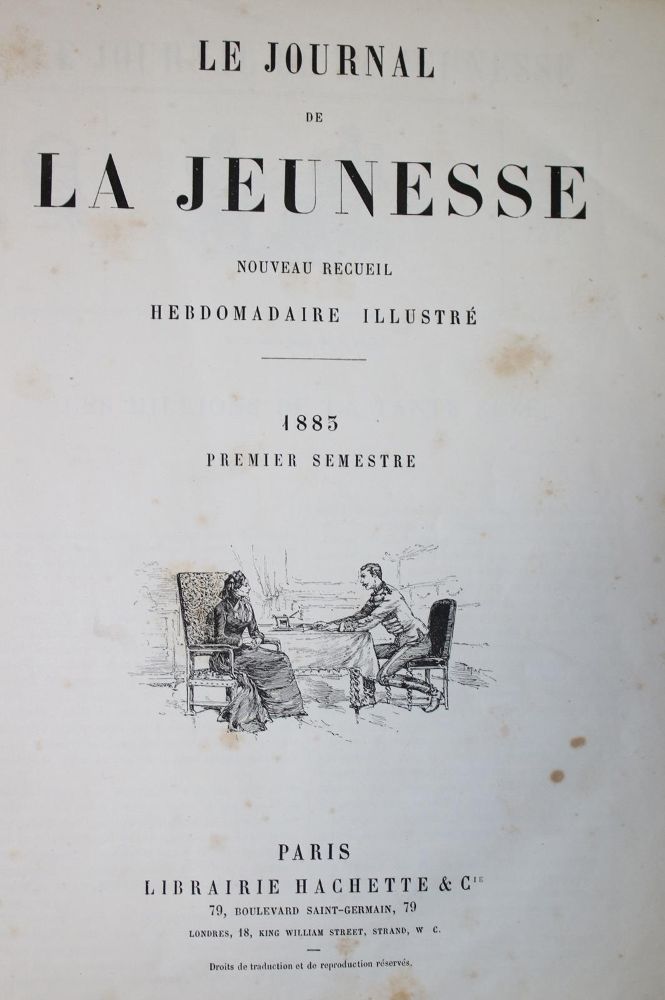 Große Abbildung Nr.1: 135-1218 Journal de la Jeunesse, Le.: (Kinder- und Jugendbücher)