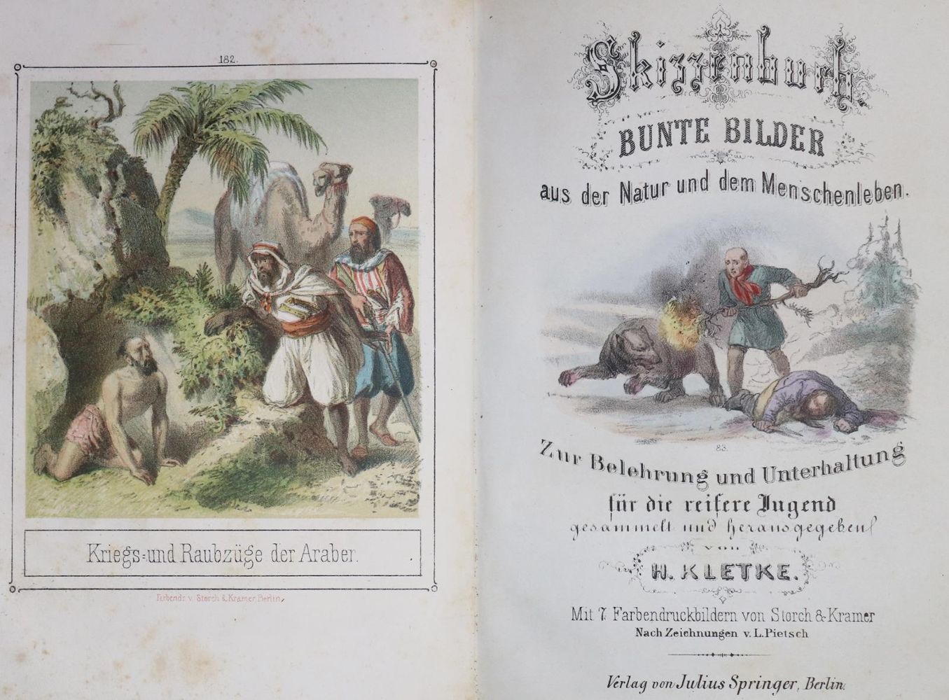 Große Abbildung Nr.1: 135-1221 Kletke,H.: (Kinder- und Jugendbücher)