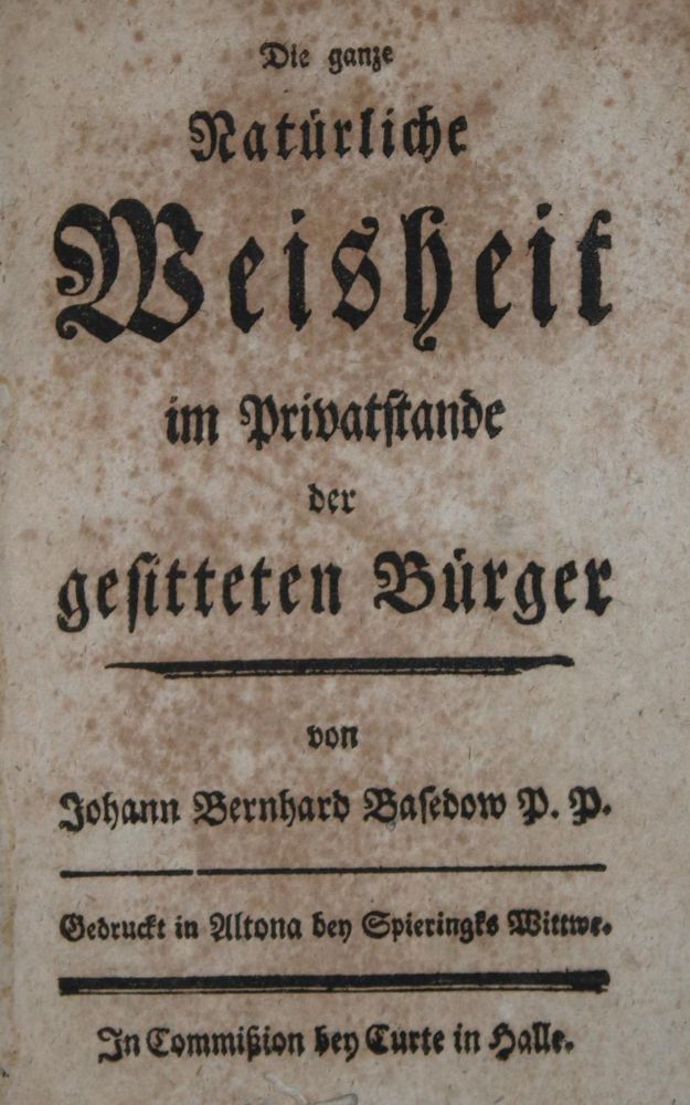 Große Abbildung Nr.1: 135-1241 Basedow,J.B.: (Pädagogik)