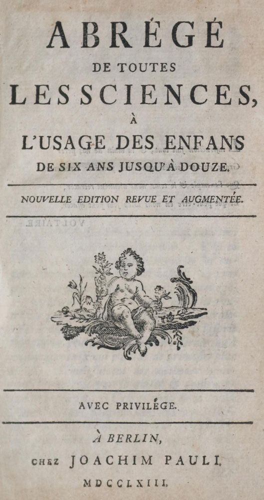 Große Abbildung Nr.1: 135-1242 (Formey,J.H.S.).: (Pädagogik)