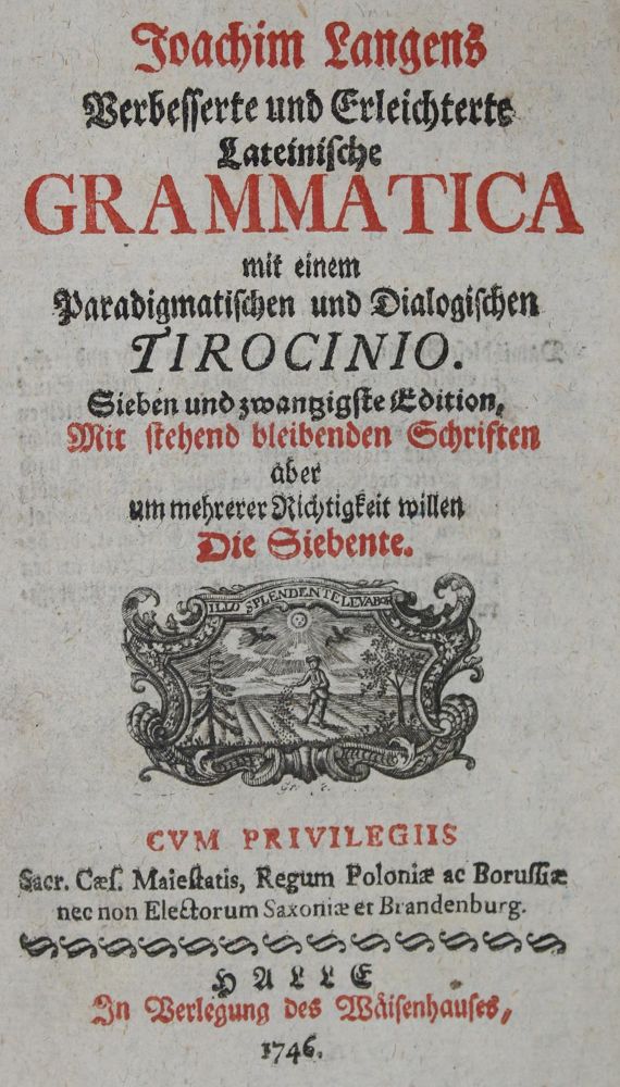 Große Abbildung Nr.1: 135-1244 Lange,J.: (Pädagogik)