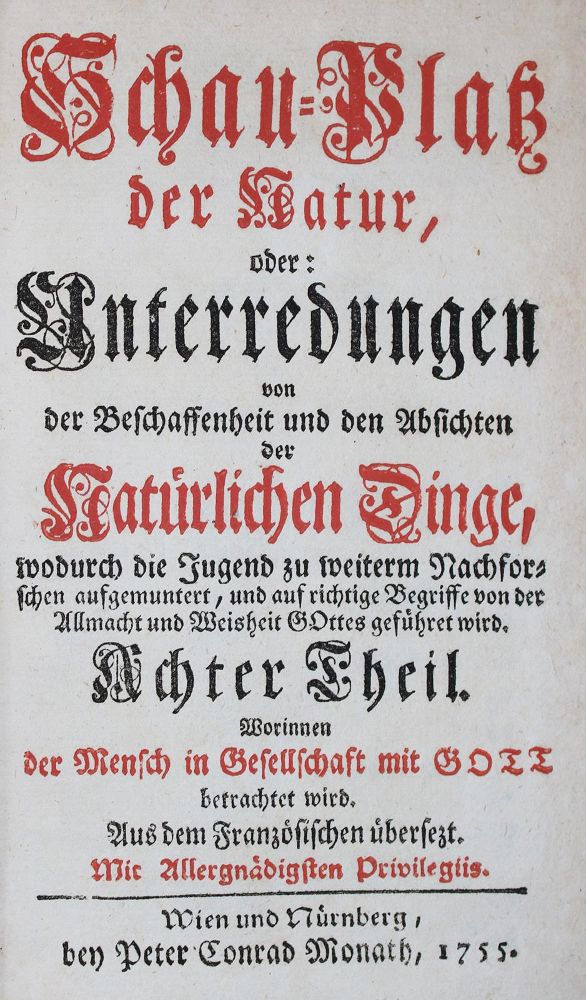 Große Abbildung Nr.1: 135-1249 (Pluche,N.A.).: (Kinder- und Jugendbücher)