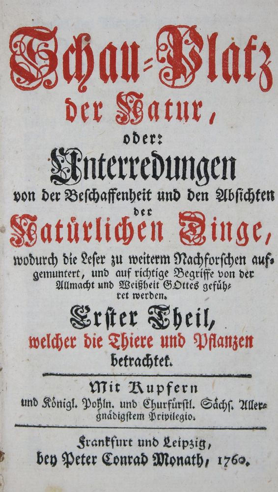Große Abbildung Nr.1: 135-1250 (Pluche,N.A.).: (Kinder- und Jugendbücher)