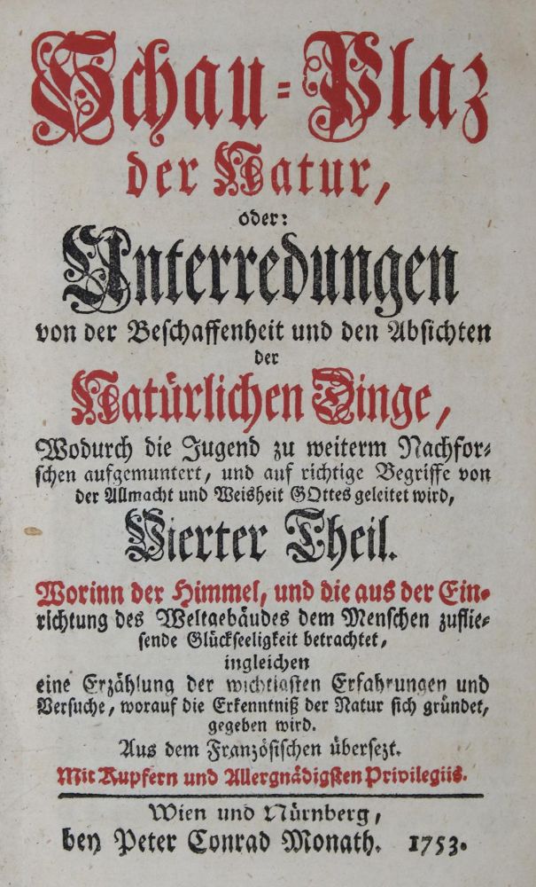 Große Abbildung Nr.1: 135-1252 (Pluche,N.A.).: (Kinder- und Jugendbücher)