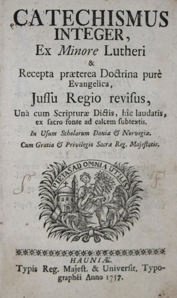 Große Abbildung Nr.1: 135-127 Catechismus Integer,: (Alte Drucke, Handschriften und Theologie)