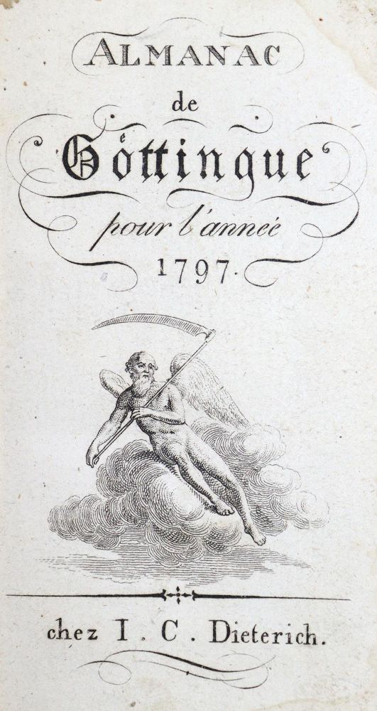 Große Abbildung Nr.4: 135-1288 Almanac de Goettingue: (Almanache)
