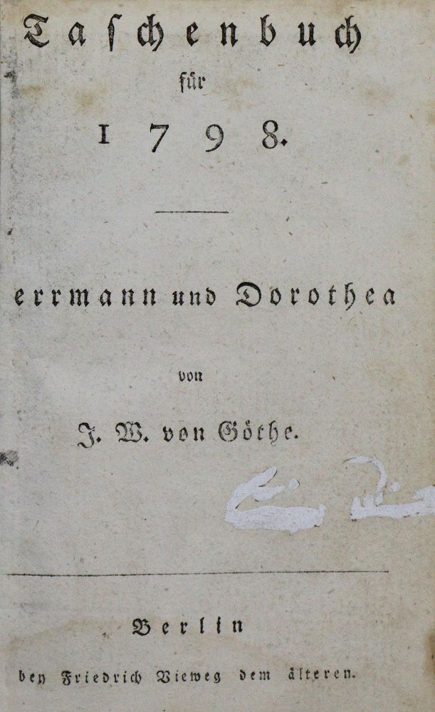 Große Abbildung Nr.2: 135-1291 Goethe,J.W.v.: (Almanache)