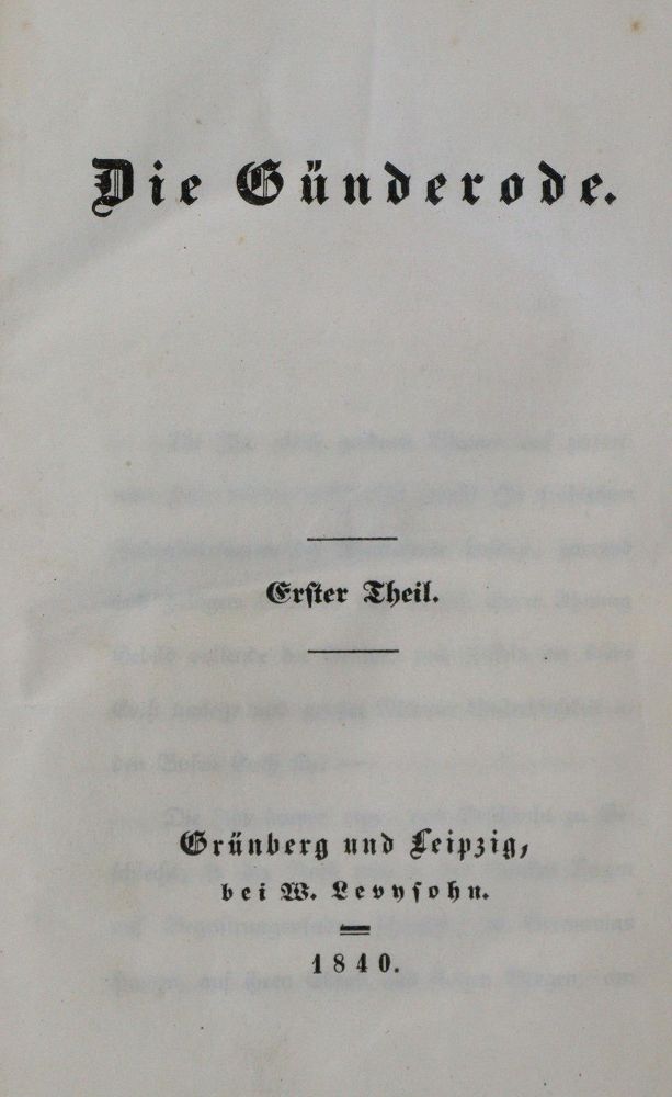 Große Abbildung Nr.1: 135-1299 (Arnim,B.v.).: (Literatur und illustrierte Bücher bis 19.Jahrhundert)