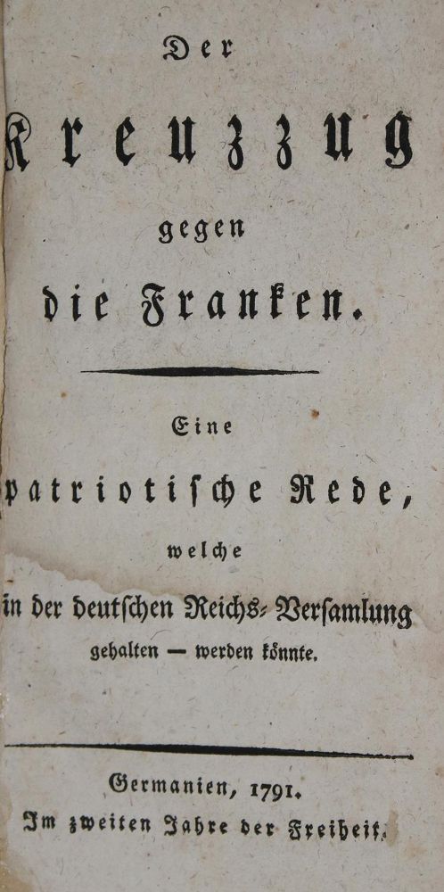 Große Abbildung Nr.1: 135-1317 (Clauer,K.G.D.v.).: (Literatur und illustrierte Bücher bis 19.Jahrhundert)