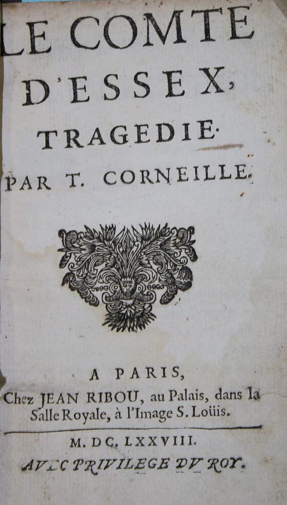 Große Abbildung Nr.1: 135-1319 Corneille,T.: (Literatur und illustrierte Bücher bis 19.Jahrhundert)