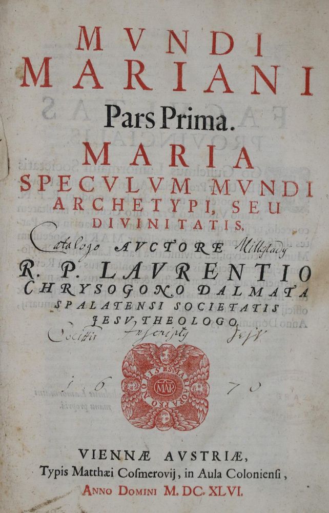 Große Abbildung Nr.1: 135-135 Chrysogonus,L.: (Alte Drucke, Handschriften und Theologie)