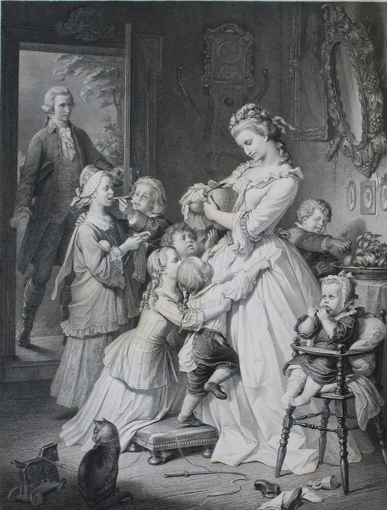Große Abbildung Nr.1: 135-1359 Kaulbach,W.v.: (Goethe)