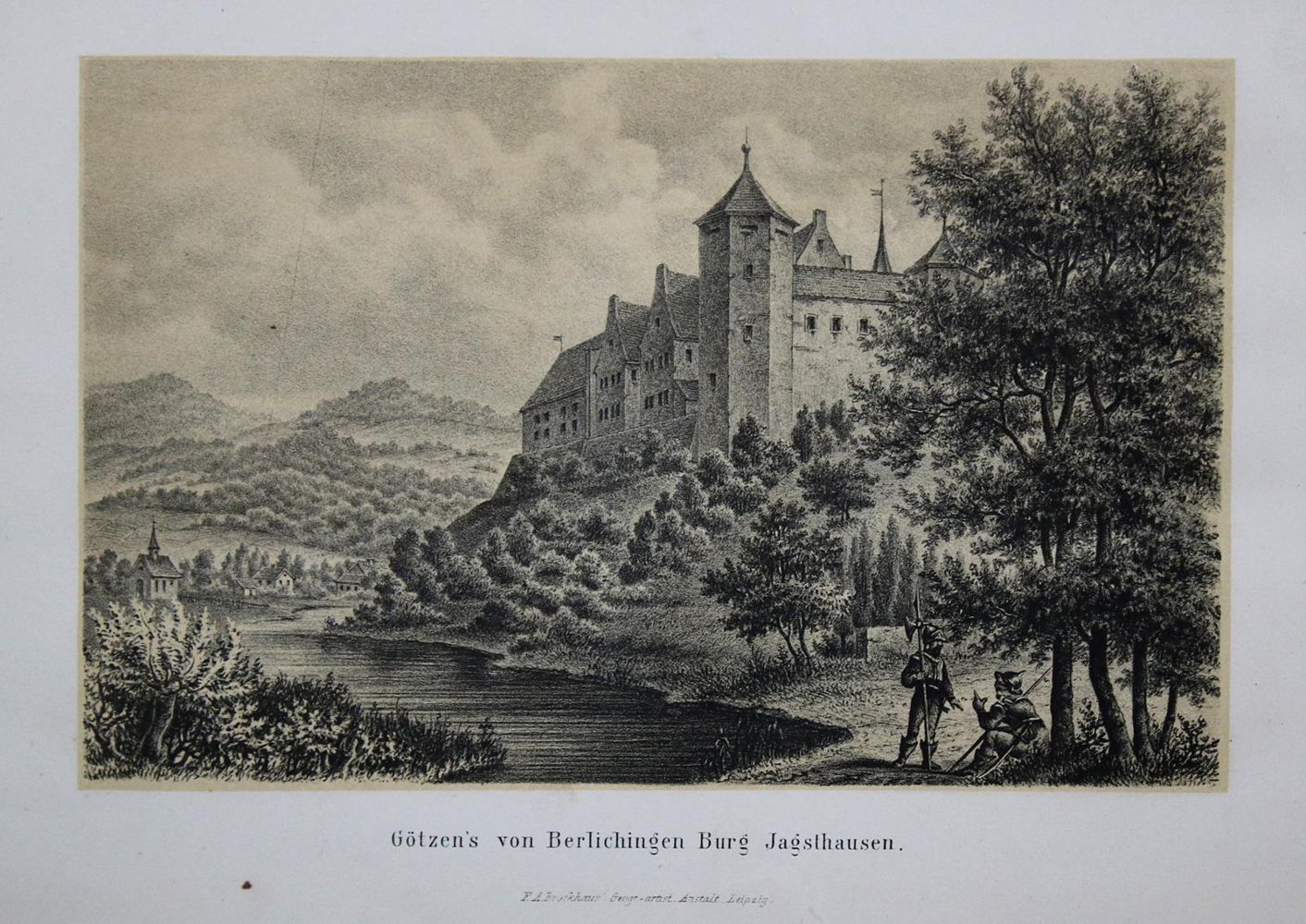 Große Abbildung Nr.1: 135-1361 Berlichingen-Rossach,F.W.G.v.: (Götz von Berlichingen)