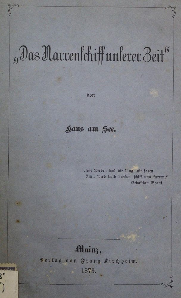 Große Abbildung Nr.1: 135-1373 Hansjakob,H. (Pseud.: Hans am See).: (Literatur und illustrierte Bücher bis 19.Jahrhundert)