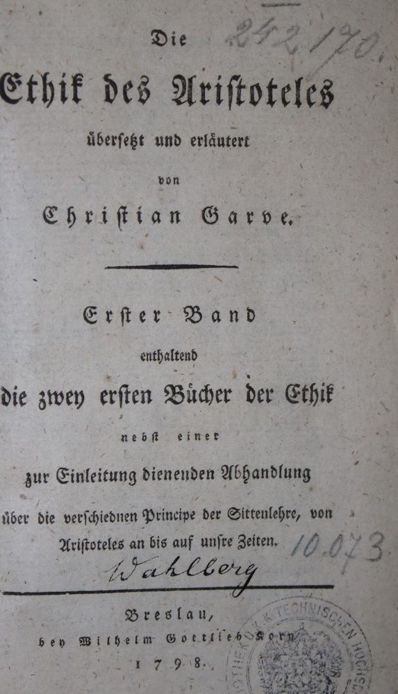 Große Abbildung Nr.1: 135-1383 Jahn,F.L.: (Literatur und illustrierte Bücher bis 19.Jahrhundert)