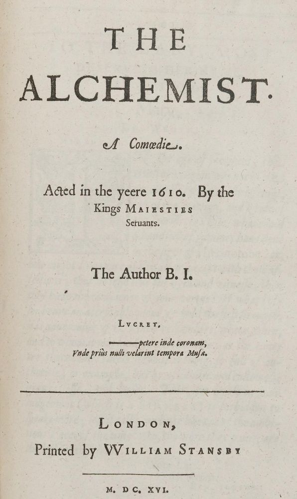 Große Abbildung Nr.1: 135-1386 (Jonson,B.: (Literatur und illustrierte Bücher bis 19.Jahrhundert)