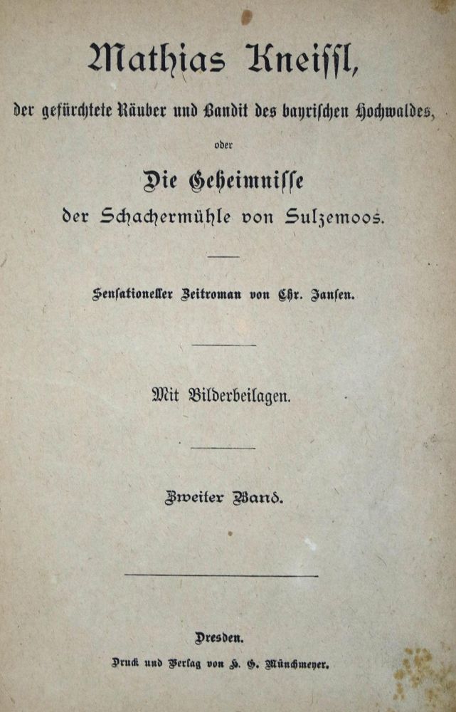 Große Abbildung Nr.1: 135-1396 Jansen,C.: (Kolportage)