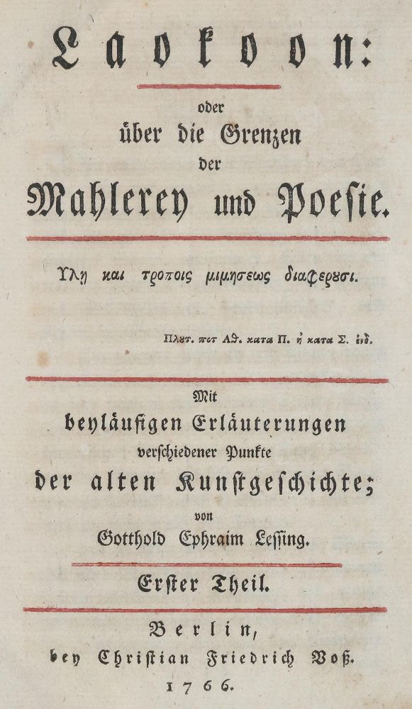 Große Abbildung Nr.1: 135-1401 Lessing,G.E.: (Literatur und illustrierte Bücher bis 19.Jahrhundert)