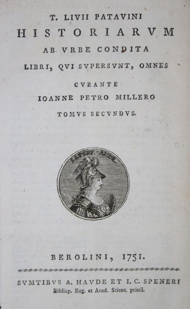Große Abbildung Nr.1: 135-1403 Livius,T.: (Literatur und illustrierte Bücher bis 19.Jahrhundert)