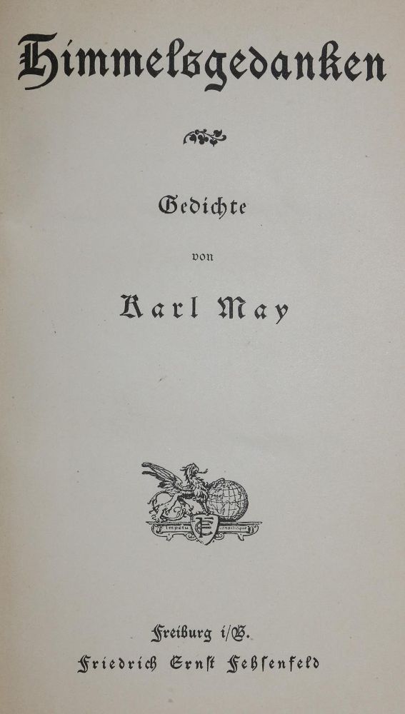 Große Abbildung Nr.1: 135-1425 May,K.: (Literatur und illustrierte Bücher bis 19.Jahrhundert)