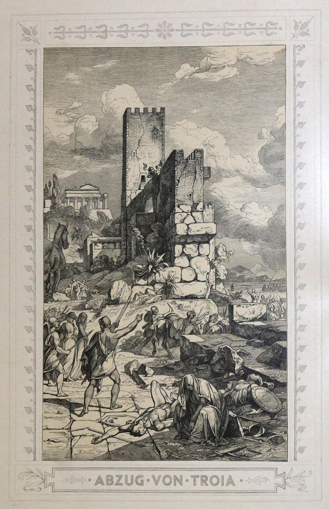 Große Abbildung Nr.1: 135-1457 Homer's Odyssee.: (Preller)