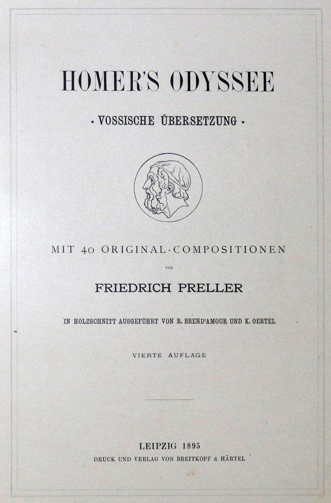 Große Abbildung Nr.2: 135-1457 Homer's Odyssee.: (Preller)