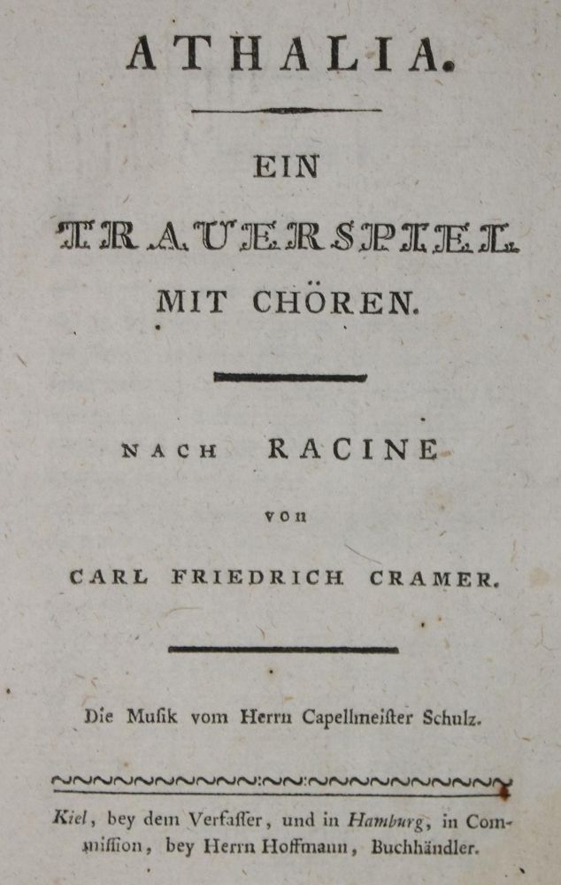 Große Abbildung Nr.1: 135-1458 Racine,(J.B.).: (Literatur und illustrierte Bücher bis 19.Jahrhundert)
