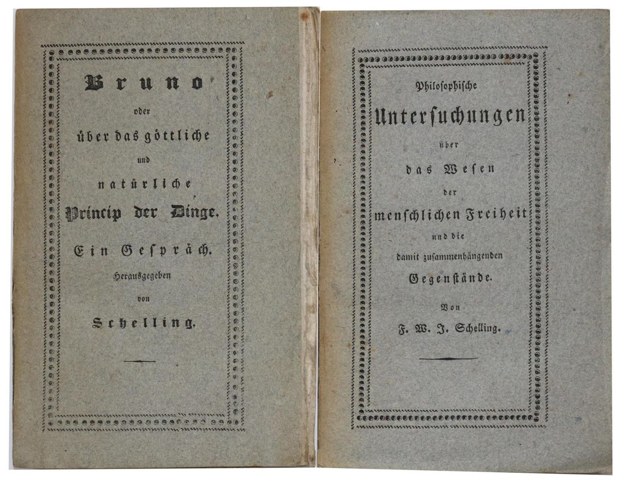 Große Abbildung Nr.1: 135-1469 Schelling,F.W.J.v.: (Literatur und illustrierte Bücher bis 19.Jahrhundert)