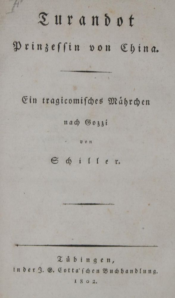 Große Abbildung Nr.1: 135-1472 Schiller,(F.)v.: (Literatur und illustrierte Bücher bis 19.Jahrhundert)