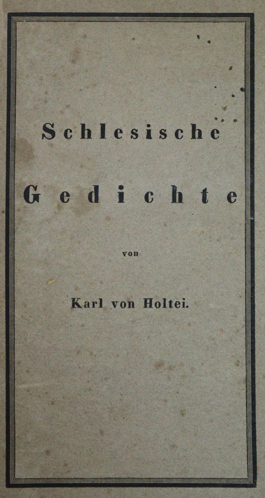 Große Abbildung Nr.1: 135-1477 Holtei,K.v.: (Schlesien)
