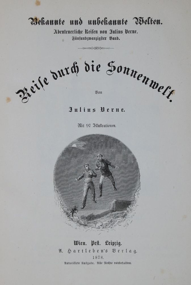 Große Abbildung Nr.1: 135-1499 Verne,J.: (Literatur und illustrierte Bücher bis 19.Jahrhundert)