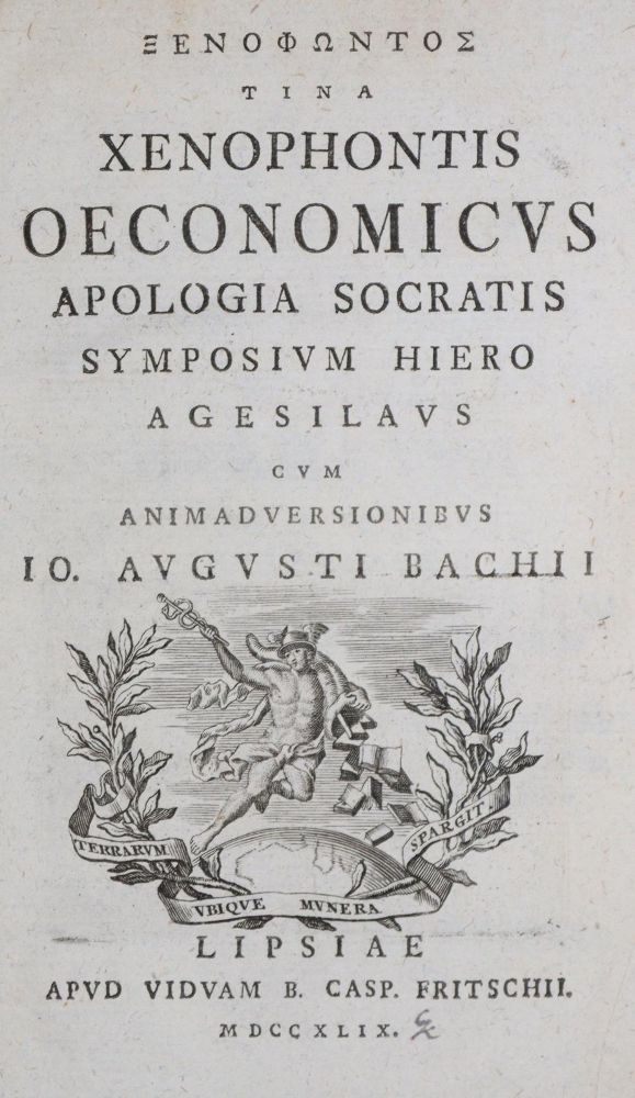 Große Abbildung Nr.1: 135-1510 Xenophon.: (Literatur und illustrierte Bücher bis 19.Jahrhundert)