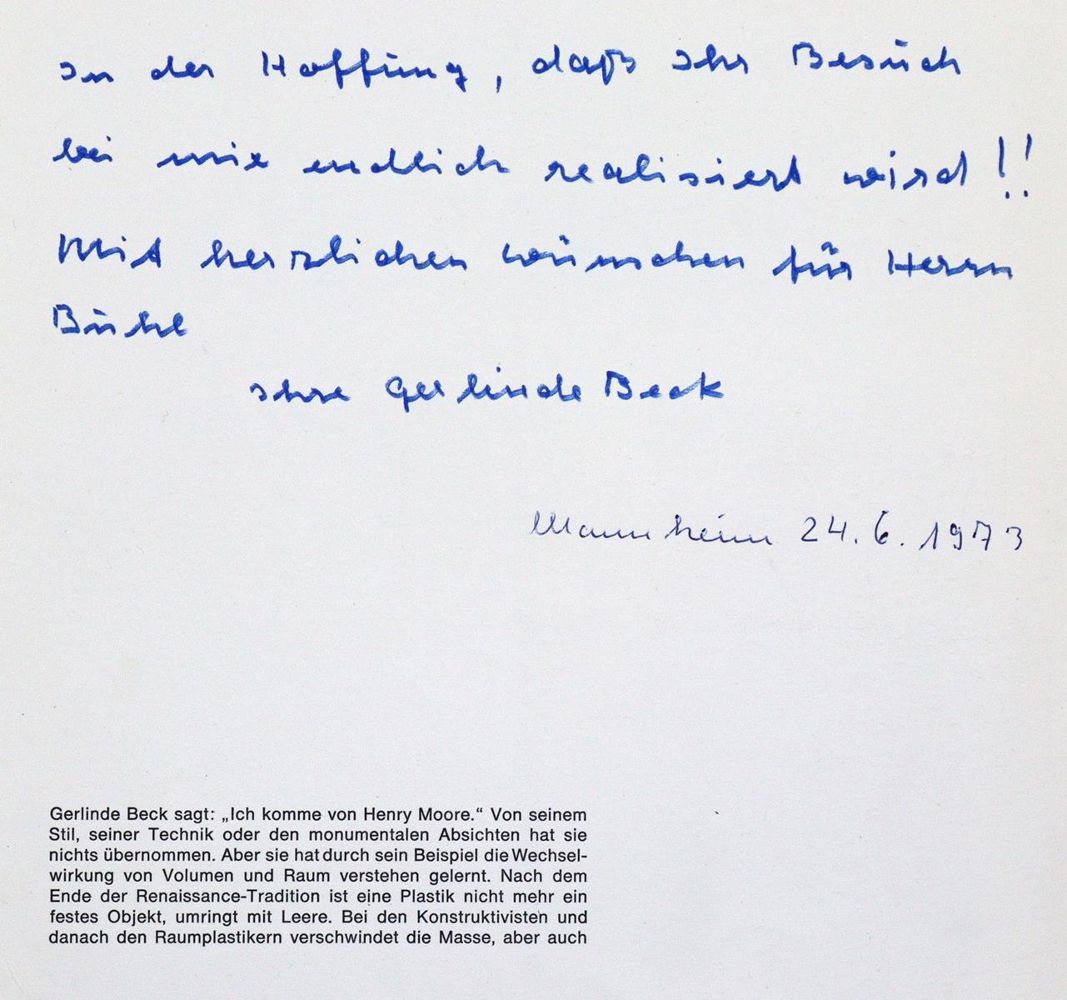 Große Abbildung Nr.8: 135-1520 Beck, Gerlinde.: (Literatur und illustrierte Bücher 20.Jahrhundert - Alte Literatur in modernen Ausgaben)
