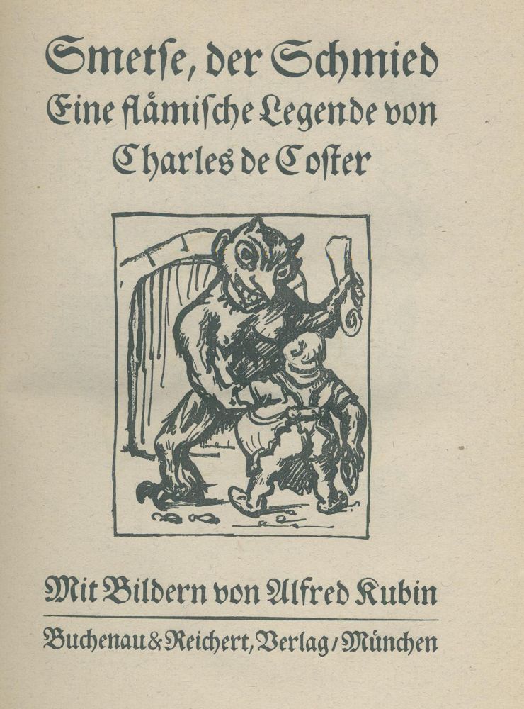 Große Abbildung Nr.1: 135-1541 Coster,Ch.de.: (Literatur und illustrierte Bücher 20.Jahrhundert - Alte Literatur in modernen Ausgaben)