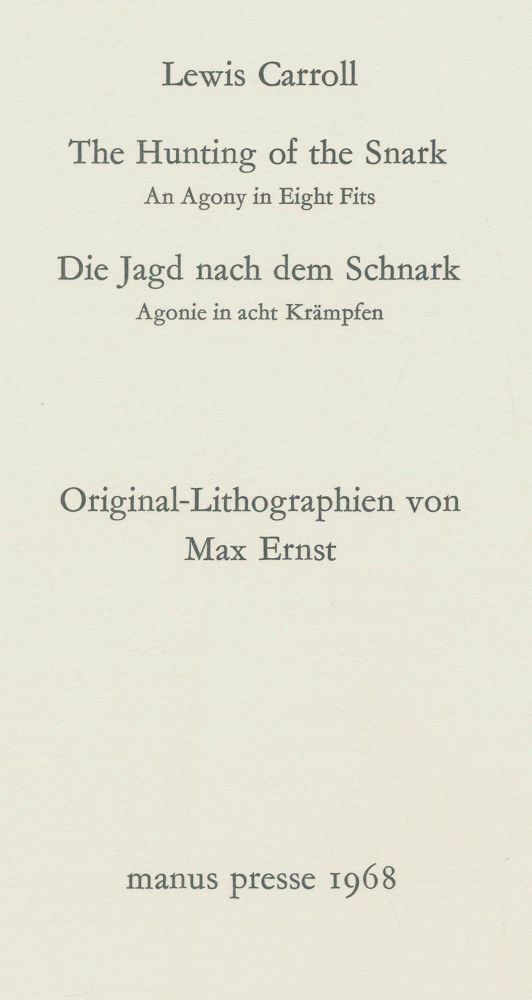 Große Abbildung Nr.2: 135-1554 Carroll, Lewis.: (Ernst, Max)