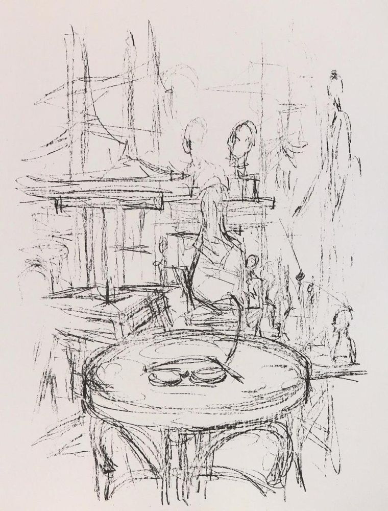 Große Abbildung Nr.4: 135-1561 Giacometti,A.: (Literatur und illustrierte Bücher 20.Jahrhundert - Alte Literatur in modernen Ausgaben)