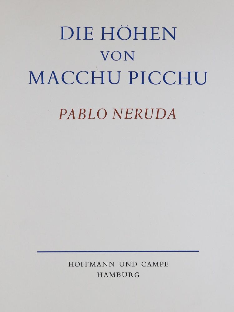 Große Abbildung Nr.2: 135-1567 Neruda,P.: (Grieshaber)