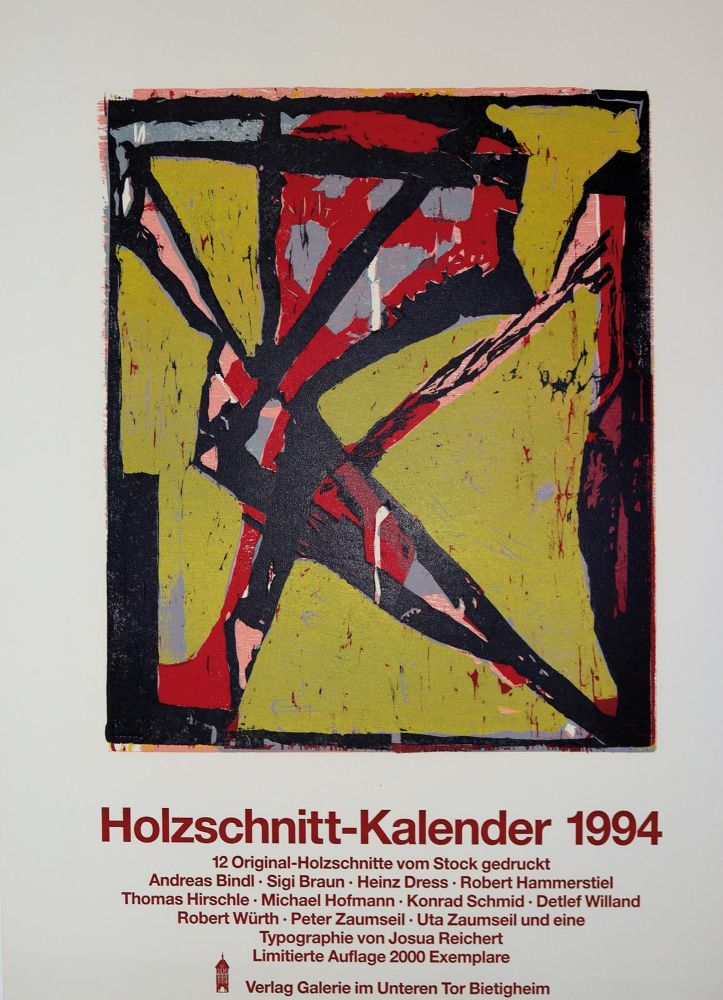 Große Abbildung Nr.1: 135-1578 Holzschnitt-Kalender.: (Literatur und illustrierte Bücher 20.Jahrhundert - Alte Literatur in modernen Ausgaben)