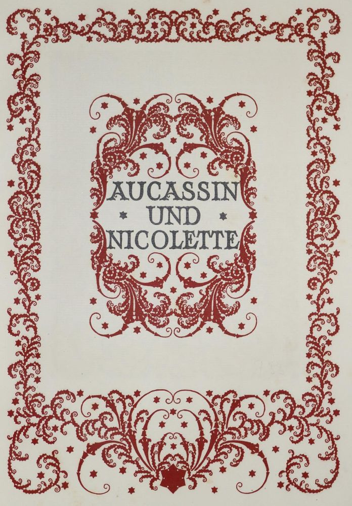Große Abbildung Nr.1: 135-1586 Aucassin und Nicolette.: (Junk)