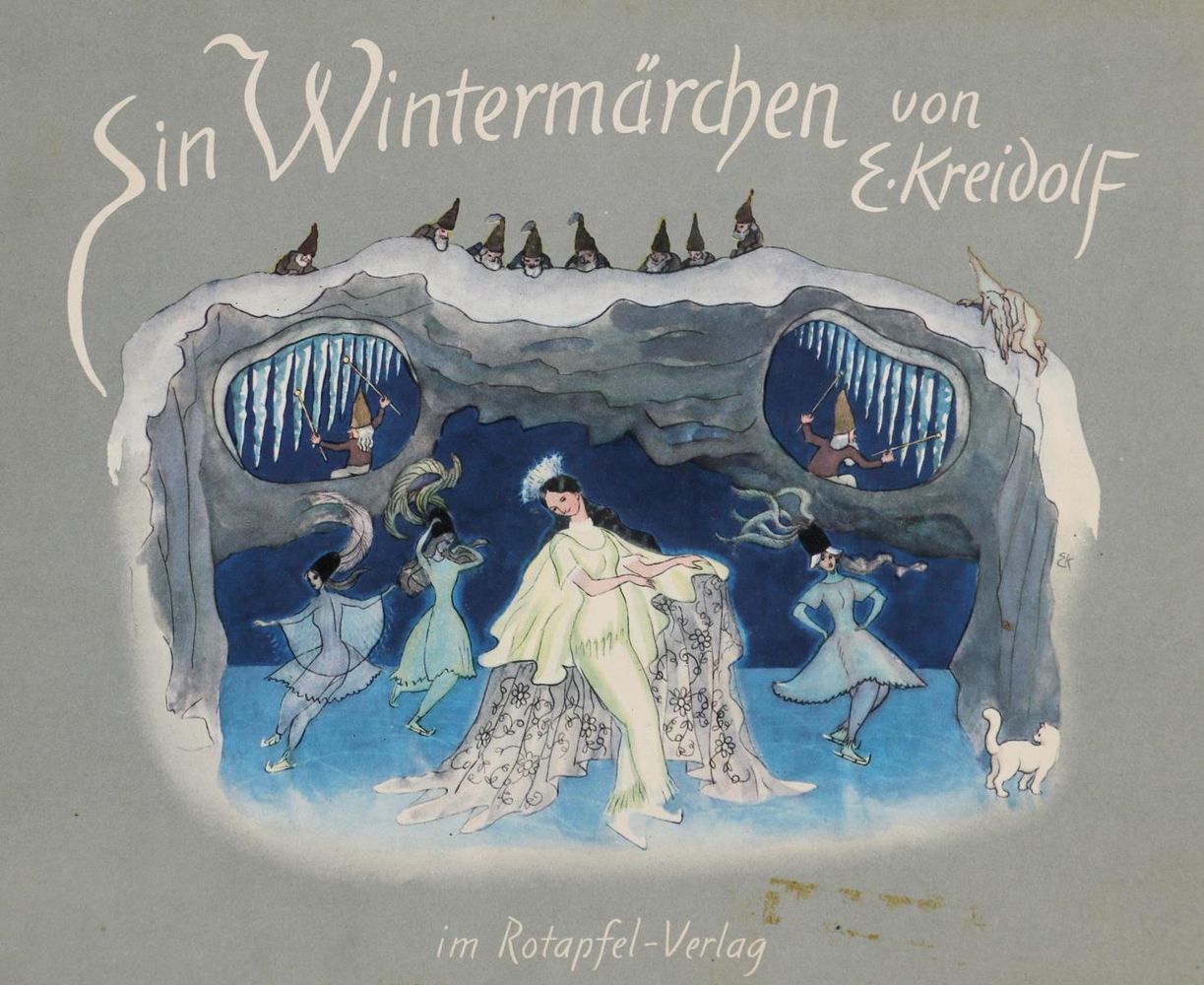 Große Abbildung Nr.1: 135-1592 Kreidolf, E.: (Literatur und illustrierte Bücher 20.Jahrhundert - Alte Literatur in modernen Ausgaben)
